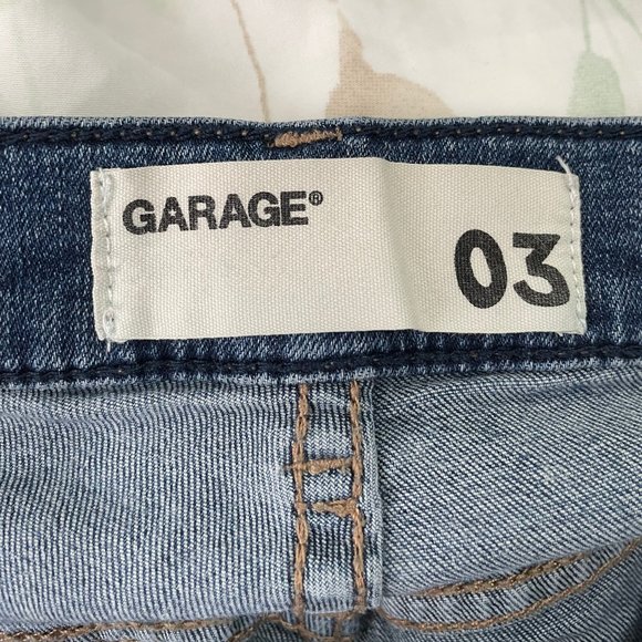 Garage Distressed High Rise Skinny Jeans Size 3 - Picture 3 of 3